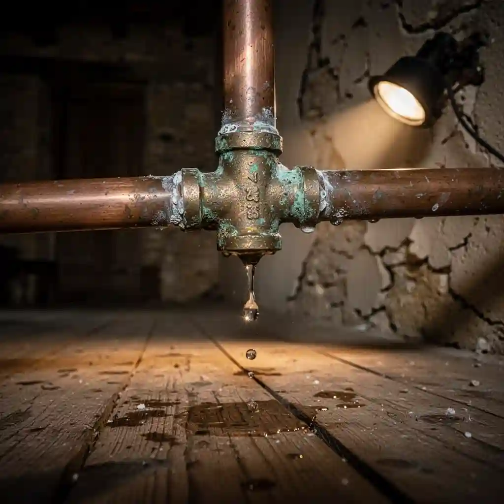 Urgence plomberie nuit Saint-Appolinaire : fuite canalisation cuivre en quartier bourg