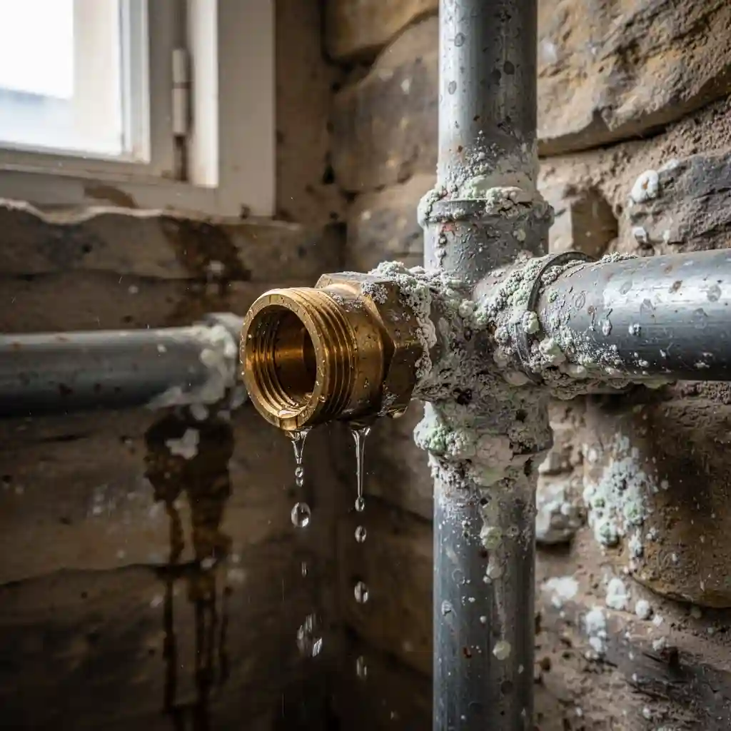Fuite de canalisation au Centre-ville, Sainte-Colombe, 69560