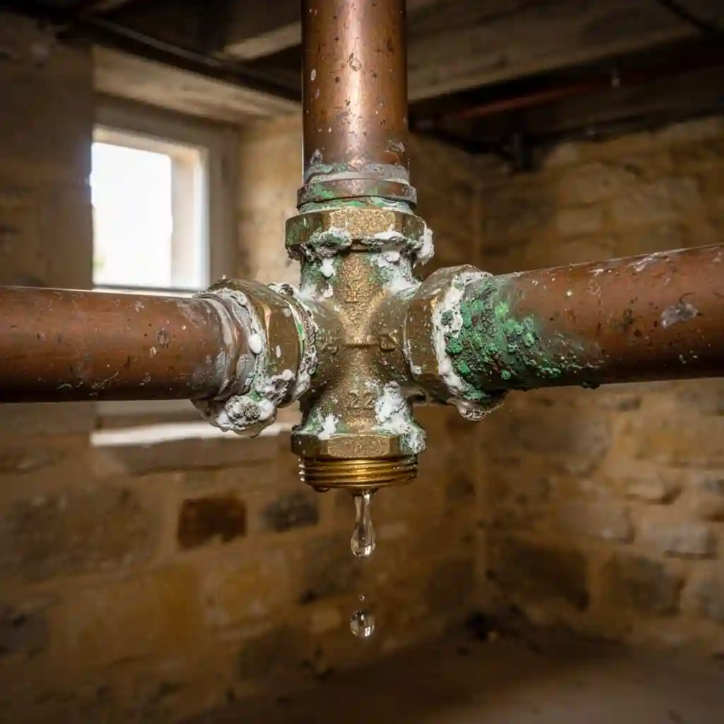Dégât des eaux copropriété Saint-Didier-sur-Beaujeu Centre fuite colonne montante calcaire