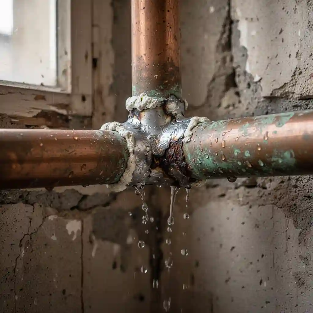 Surconsommation eau fuite Communay Le Pont canalisation cuivre corrosion calcaire