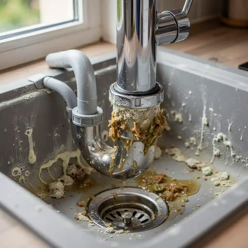 Déboucher évier à Simandres Les Marches siphon entartré graisses cuisine