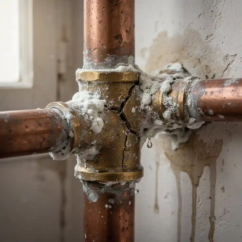 Plombier à Eybens quartier Le Village : canalisation entartrée
