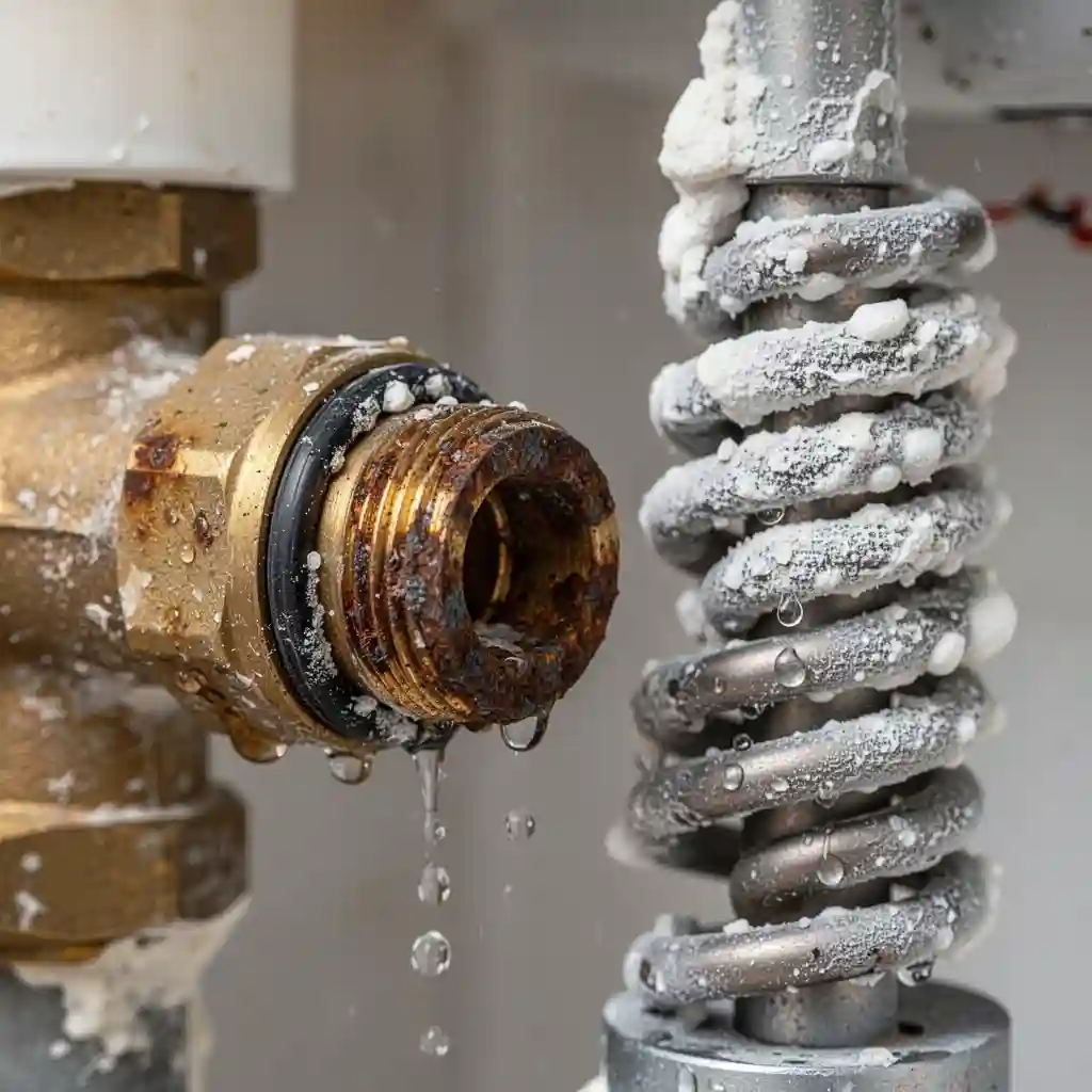 Plombier chauffagiste à Gières quartier Le Sonnant : tartre sur chauffe-eau