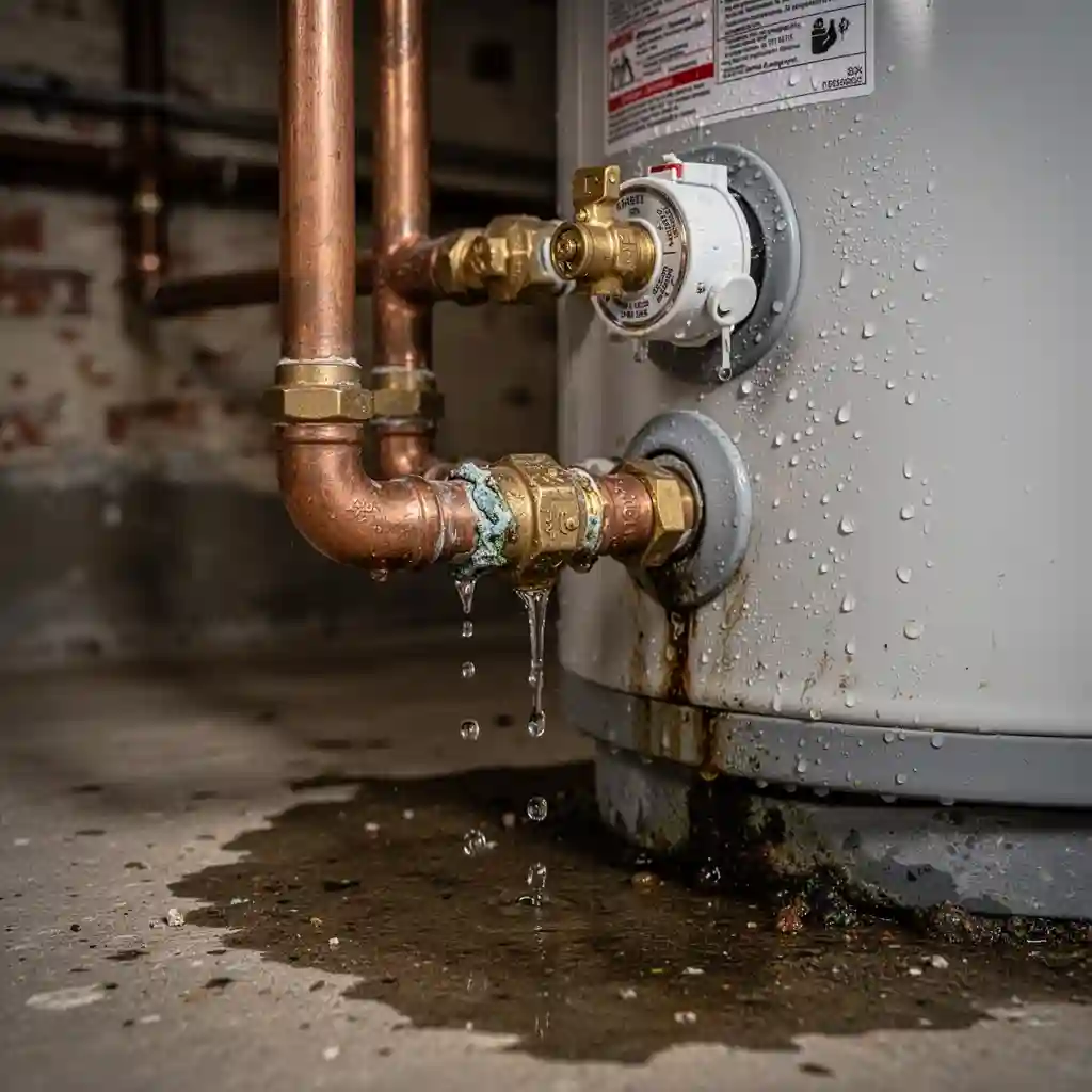 Installation chauffe-eau Riom Marthuret : groupe de sécurité et fuite