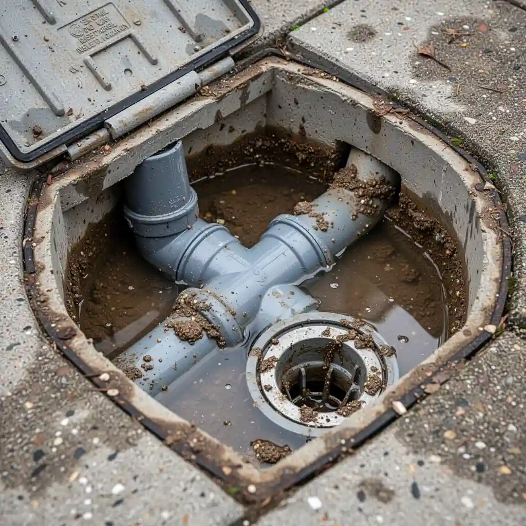 regard plomberie Thiers quartier du Moutier inspection canalisation