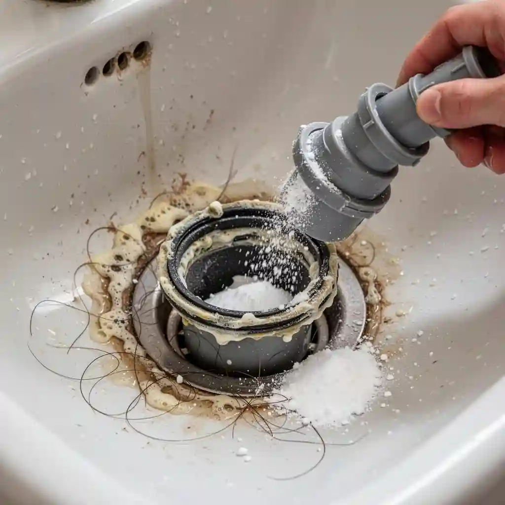 bicarbonate de soude plomberie Viviers Ville basse siphon entartré