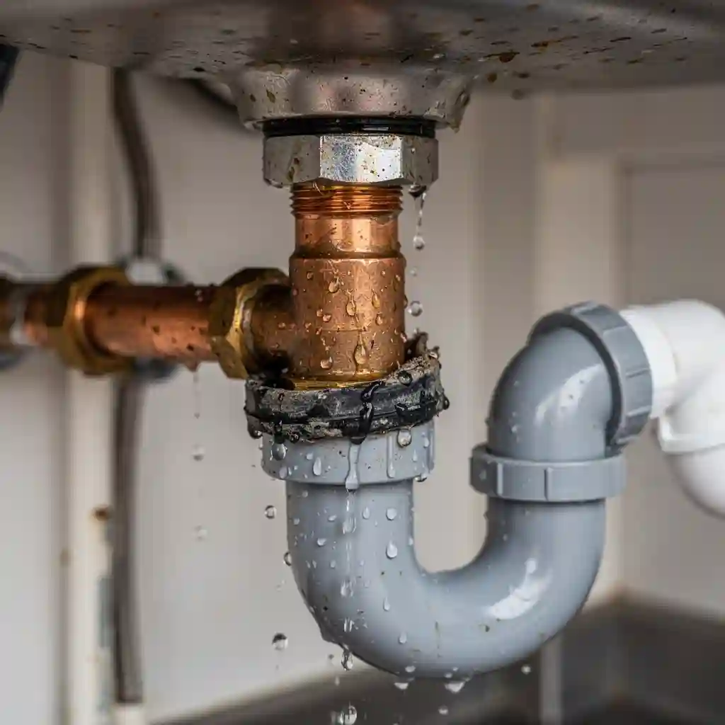plomberie appartement Massiac Quartier Nègre fuite sous évier