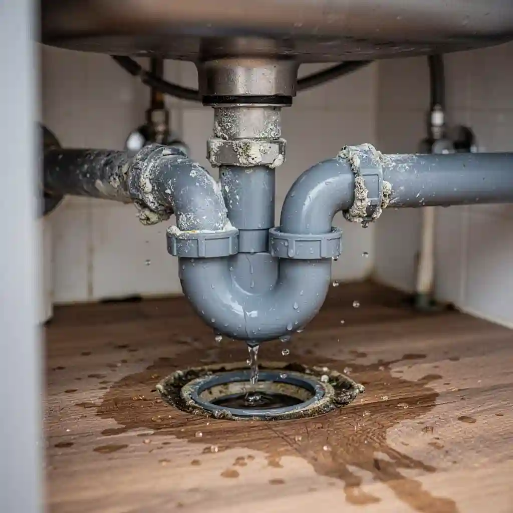 entretien plomberie appartement Entrelacs Albens siphon évier entartré
