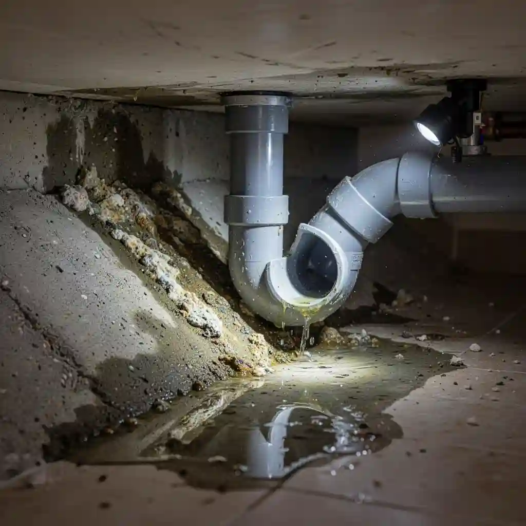 pente canalisation Vétraz-Monthoux Les Bossules évacuation encrassée après pluie