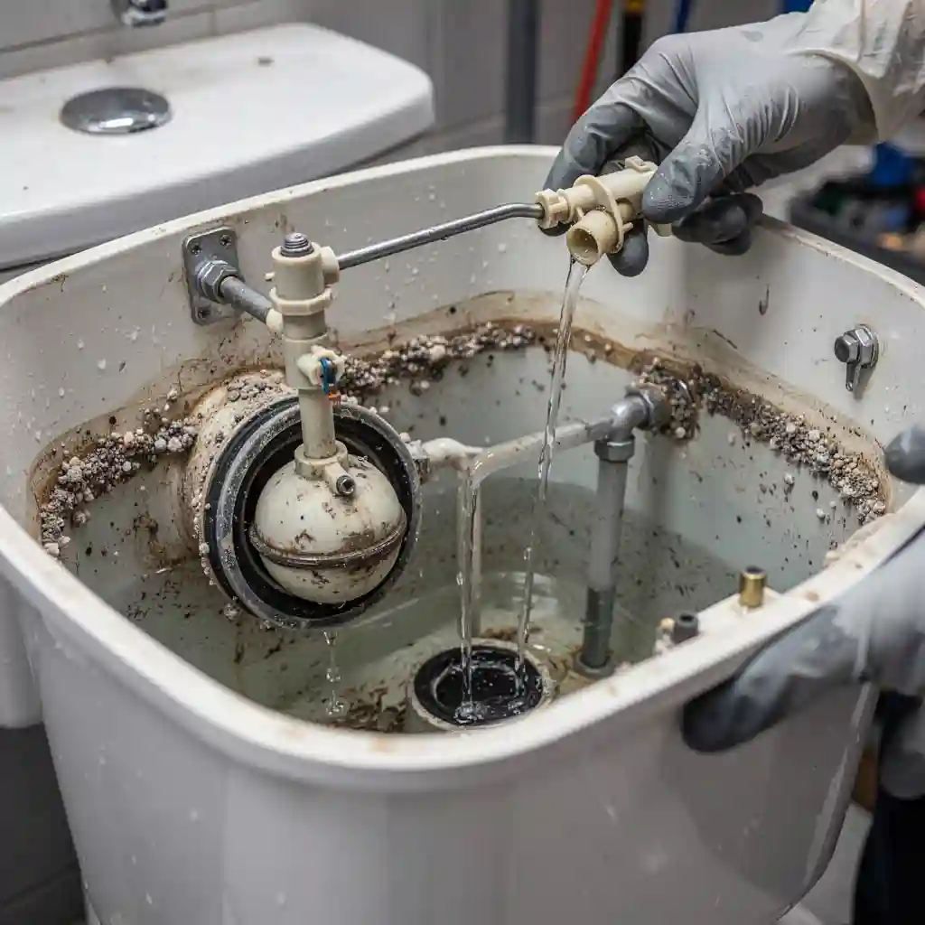 Sanitaire plomberie à Vals-près-le-Puy, Chirel : robinet flotteur défectueux