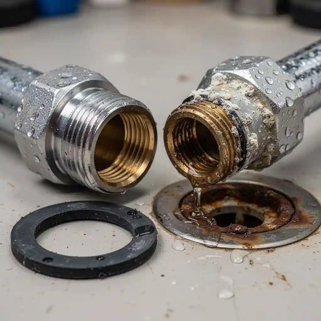 Magasin de plomberie Sorbiers Bourg, raccord et joint incompatibles