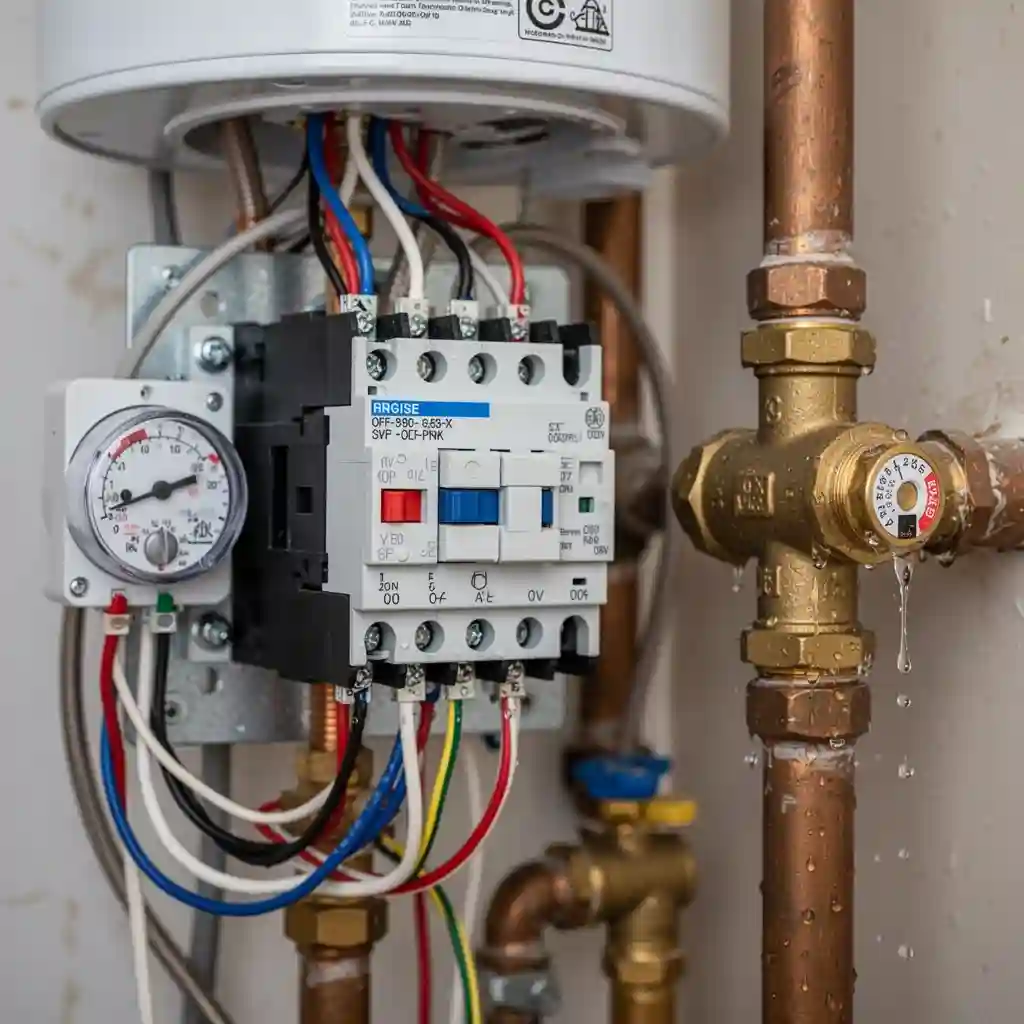 Chauffe-eau heures creuses à Vic-le-Comte, Vic, contrôle du contacteur