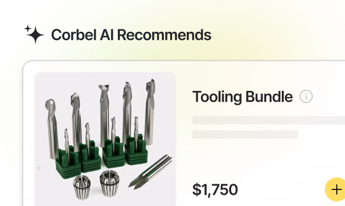 Corbel AI Recommends Tooling Bundle