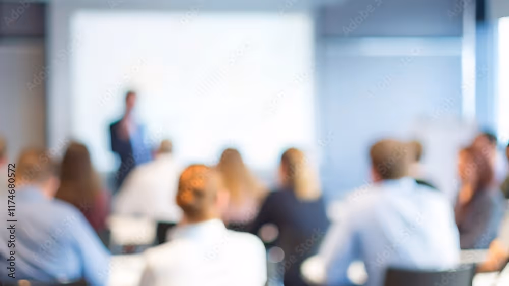 Entrepreneurs learning in an in-person seminar
