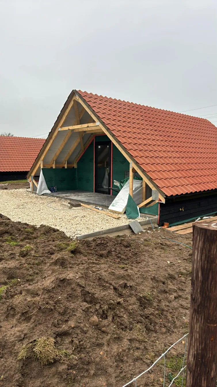 lodge from the front