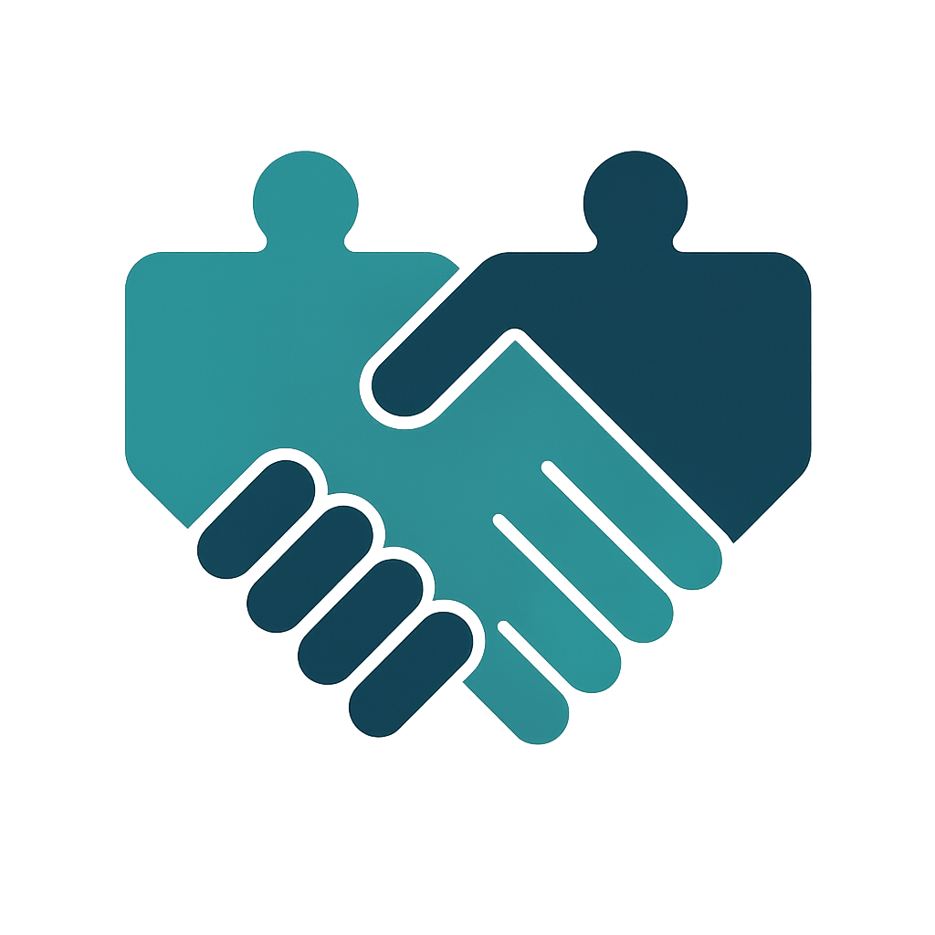 an invoice icon with navy and green features