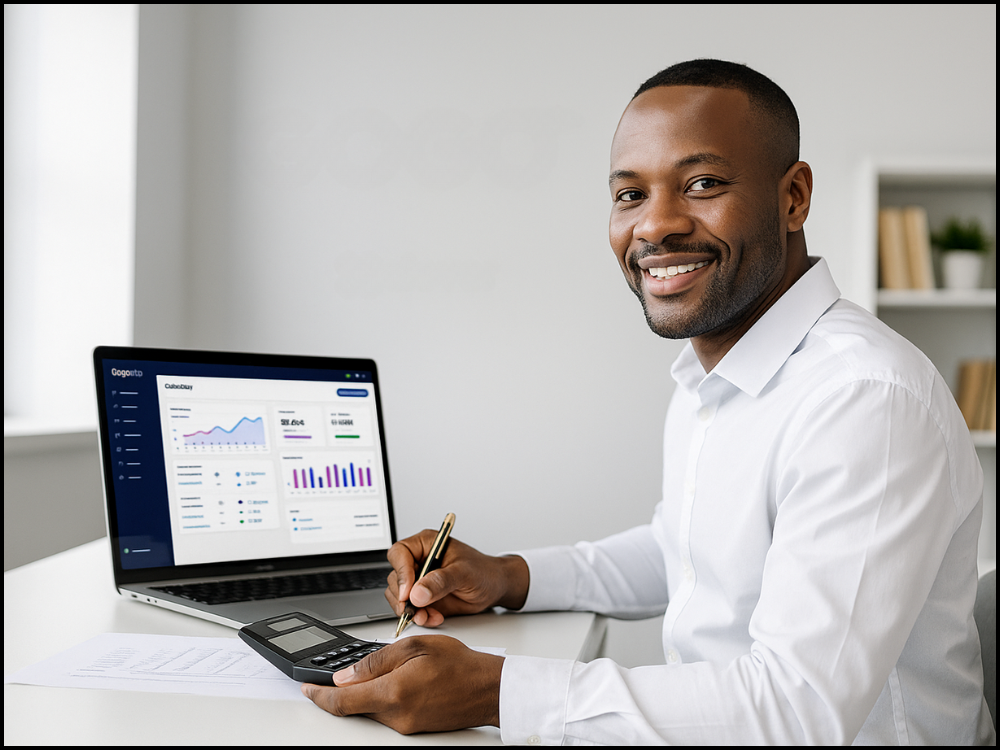 A freelancer sending an invoice