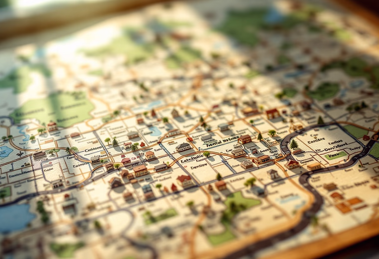 image of area map for a dental office
