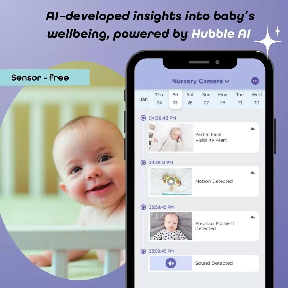 Hubble Connected GoBaby AI Portable Pro