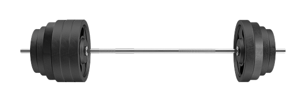 Bar de poids pour le « bench » légèrement débalancé par le côté gauche