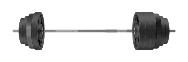 Bar de poids pour le « bench » légèrement débalancé par le côté droit