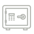 Laptop-sized safe