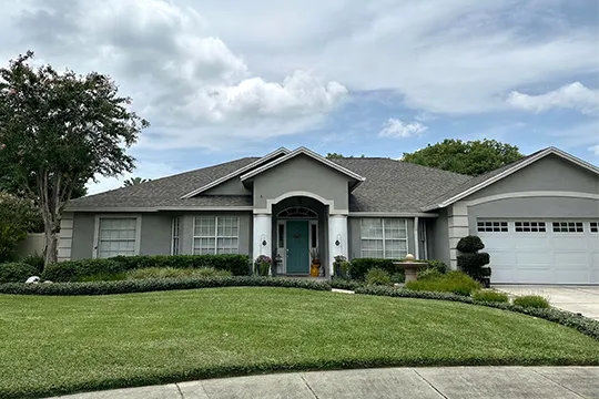 Roof replacement in Lake Rogers Estates Oviedo FL using CertainTeed Landmark architectural shingles installed by OCR Roofing