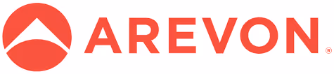 Arevon logo in red on white background.