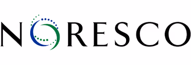 Noresco logo in black on white background.