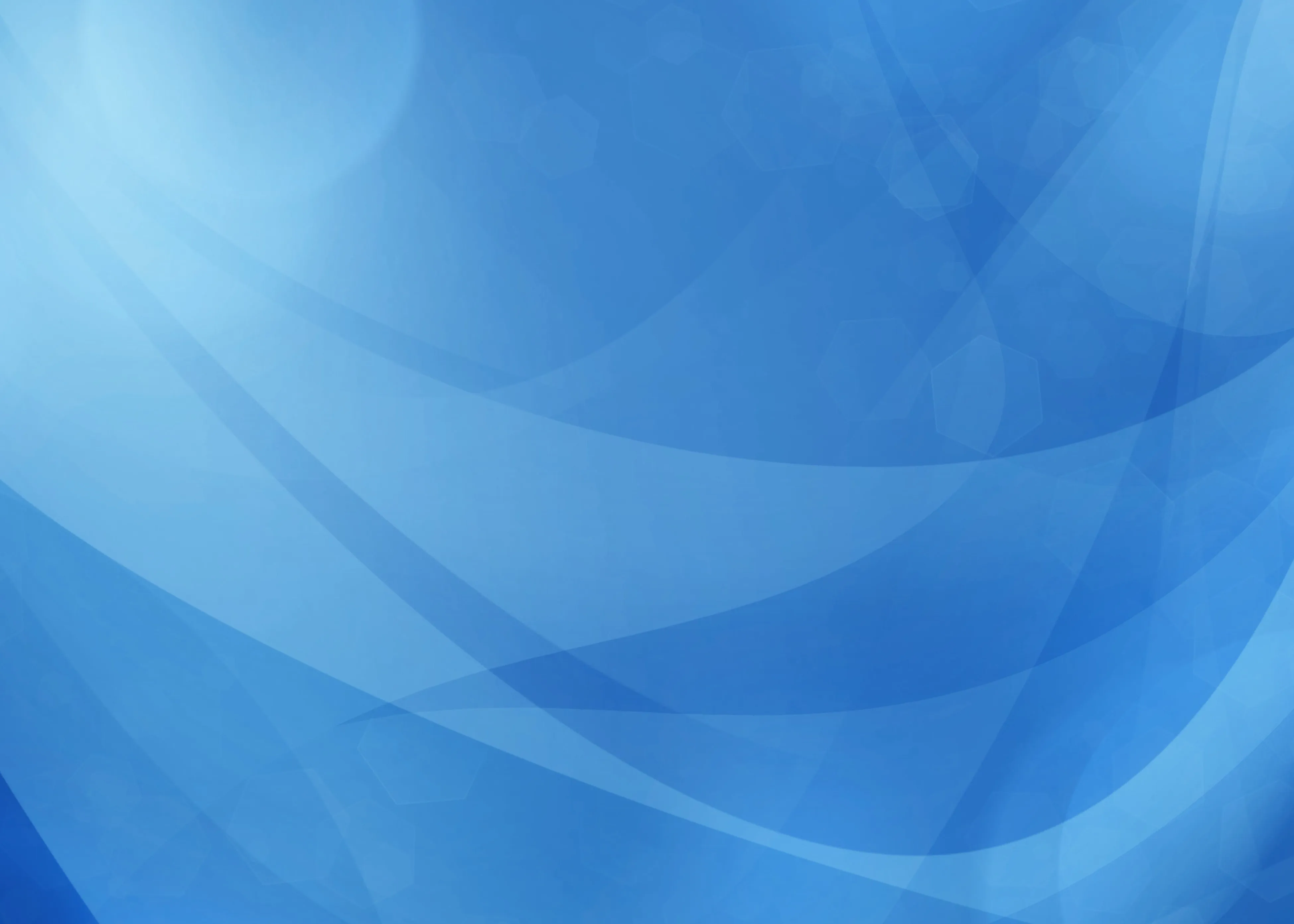 A blue abstract background with wavy lines.