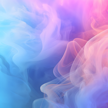 An abstract blue, purple, and pink swirly background, almost a smokey like-texture.