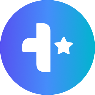 A lock icon on a textured and swirly blue, pink, and teal background