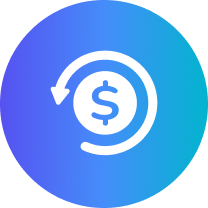 A lock icon on a textured and swirly blue, pink, and teal background