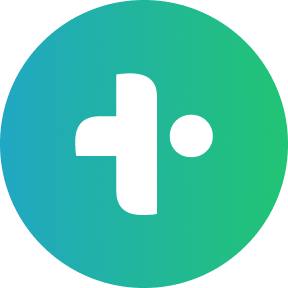 A lock icon on a textured and swirly blue, pink, and teal background