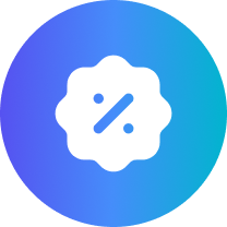 A lock icon on a textured and swirly blue, pink, and teal background