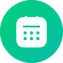 A lock icon on a textured and swirly blue, pink, and teal background