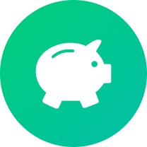 A lock icon on a textured and swirly blue, pink, and teal background