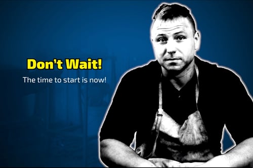 Dont Wait - Andrew Devisser, Author of a Blacksmith's Guide to Financial Freedom