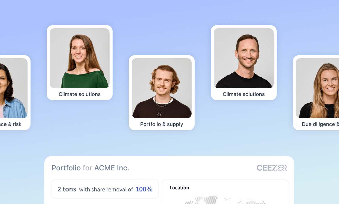 CEEZER in-house climate experts