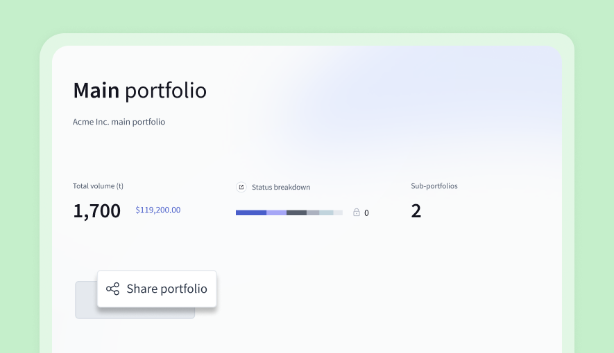 CEEZER Nexus - Public portfolio pages for sharing with external stakeholders