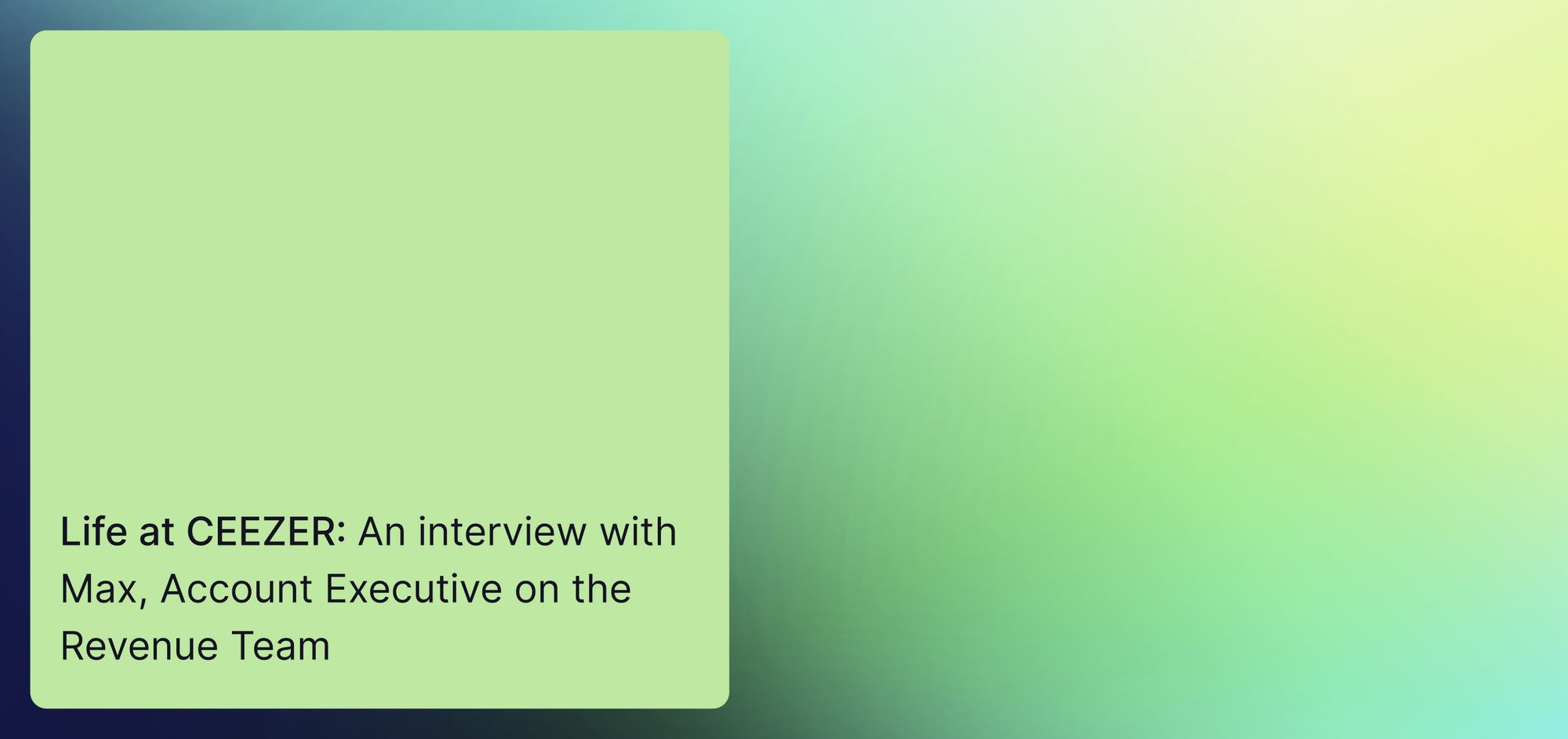 CEEZER in-house climate experts