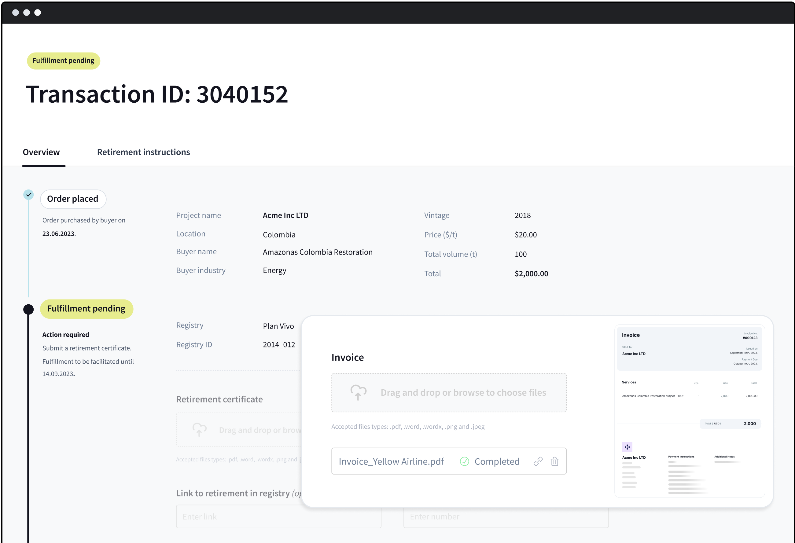 Order manager