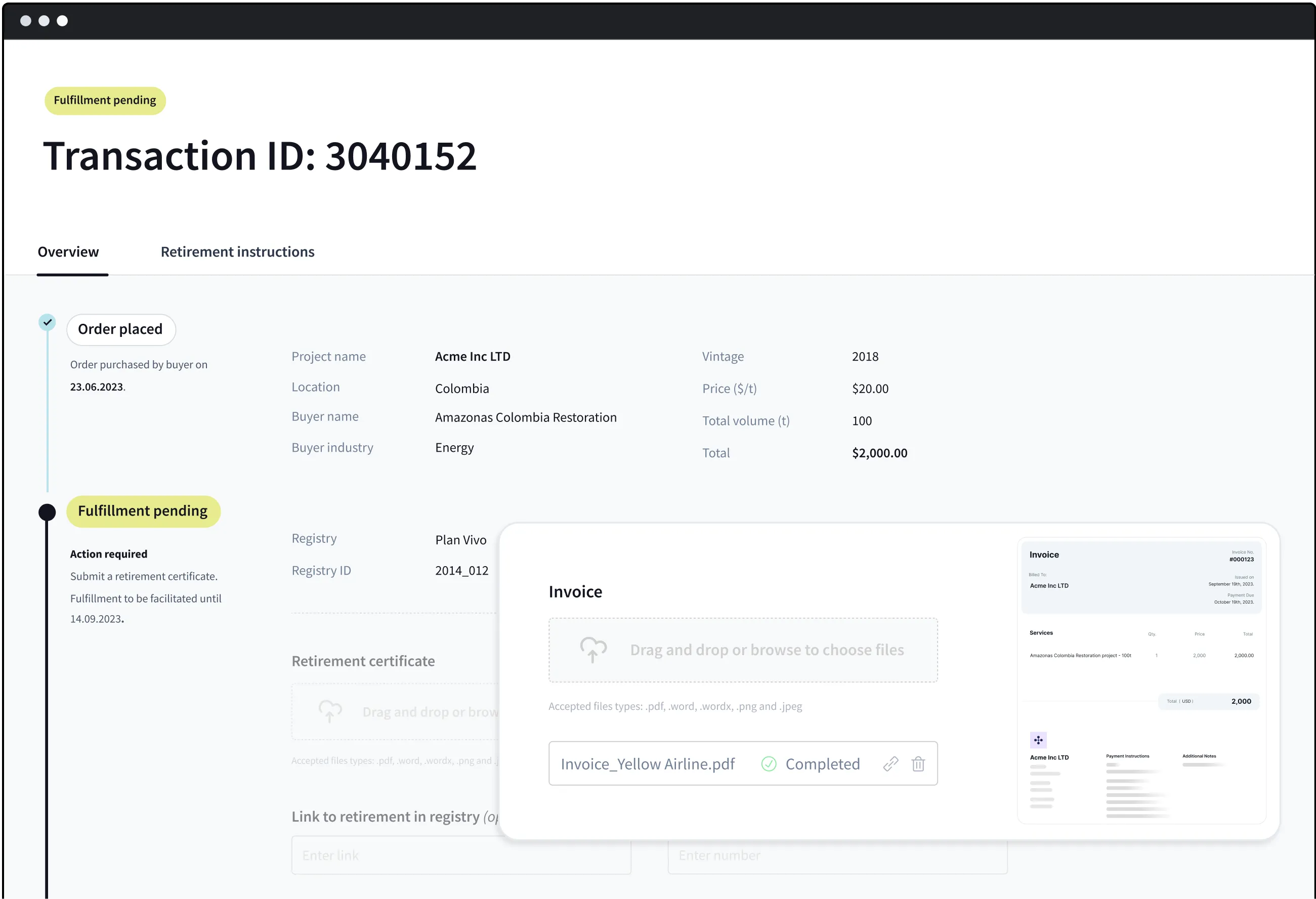 Order manager