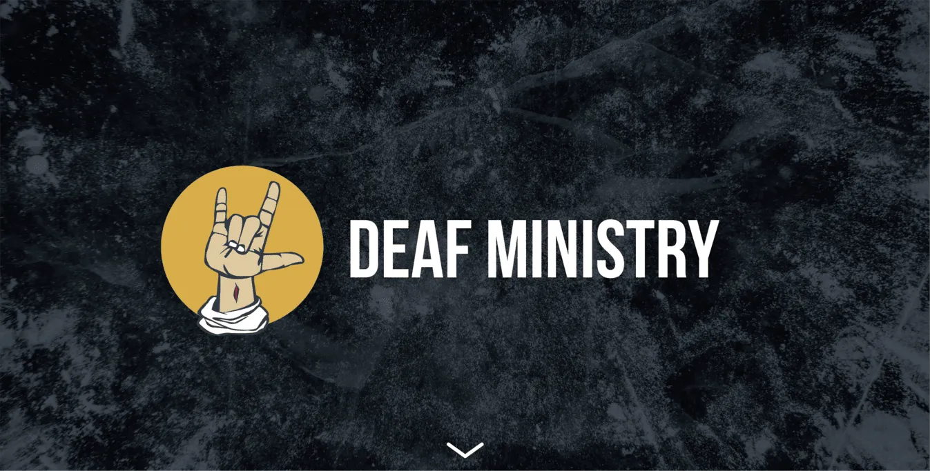 Deaf Ministry graphic