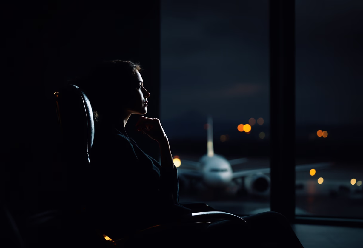image of an airport scene (for a travel tech)