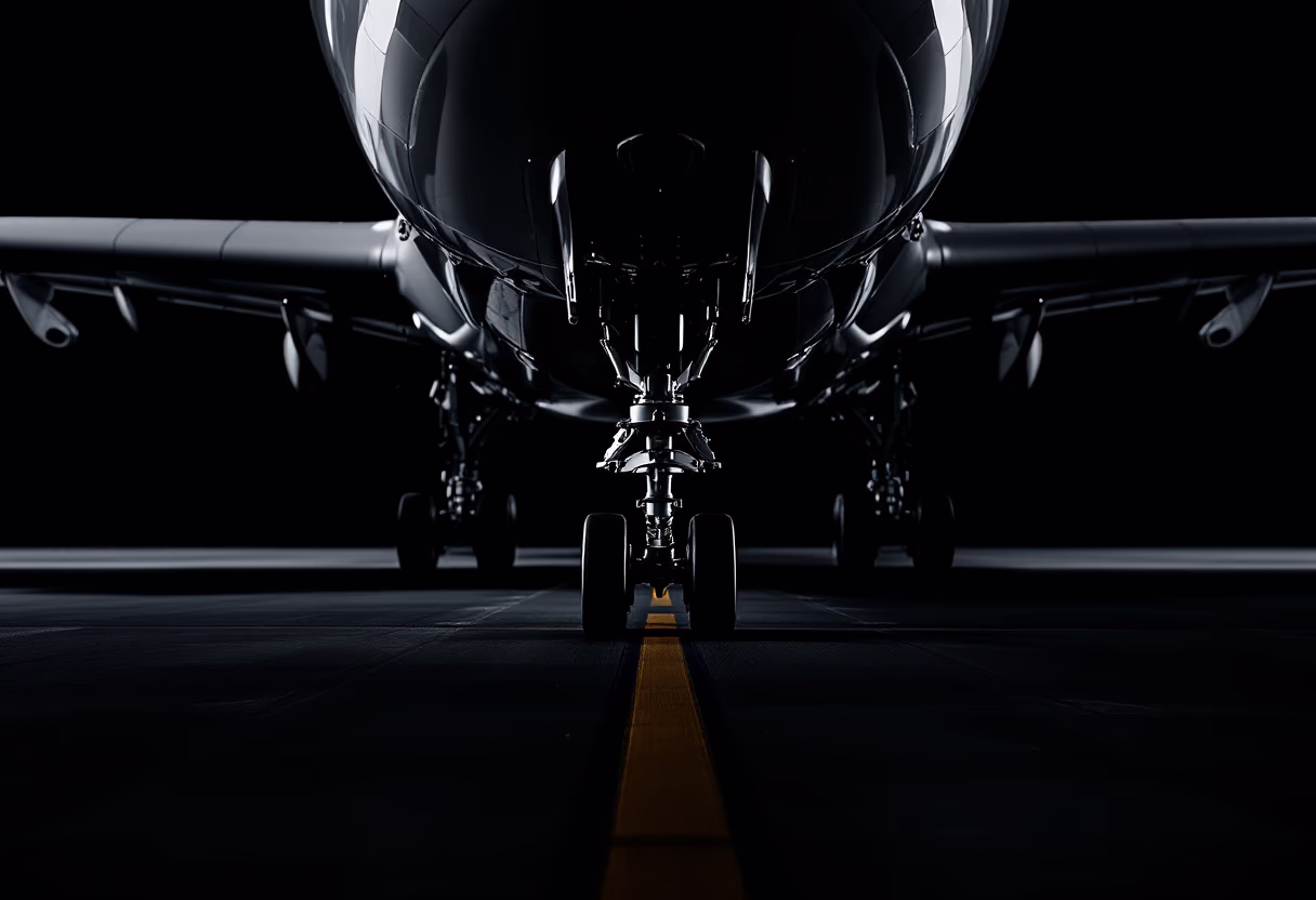 image of fleet lineup (for an aviation service)