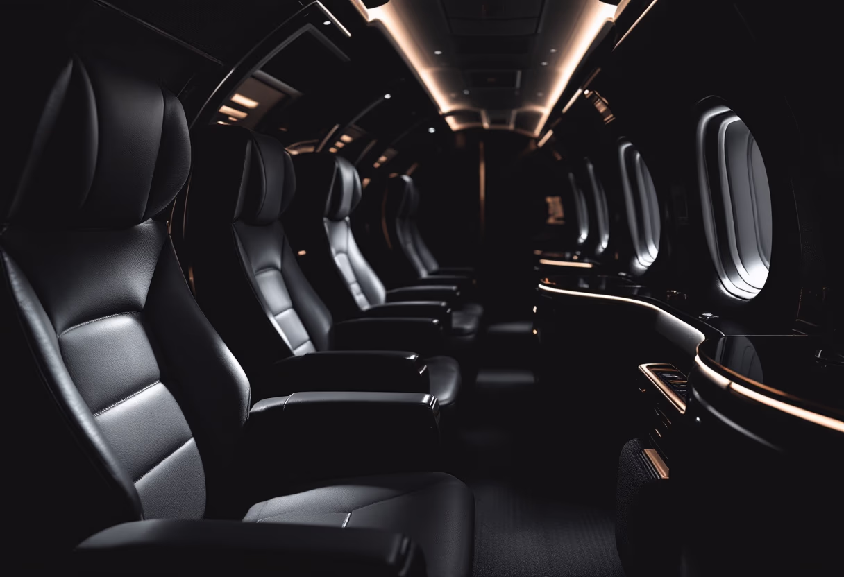image of aircraft interior