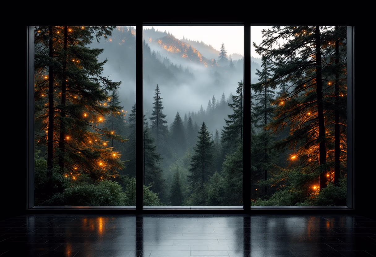 [background image] image of a nature scene visible through office windows (for a personal coach & consultant)