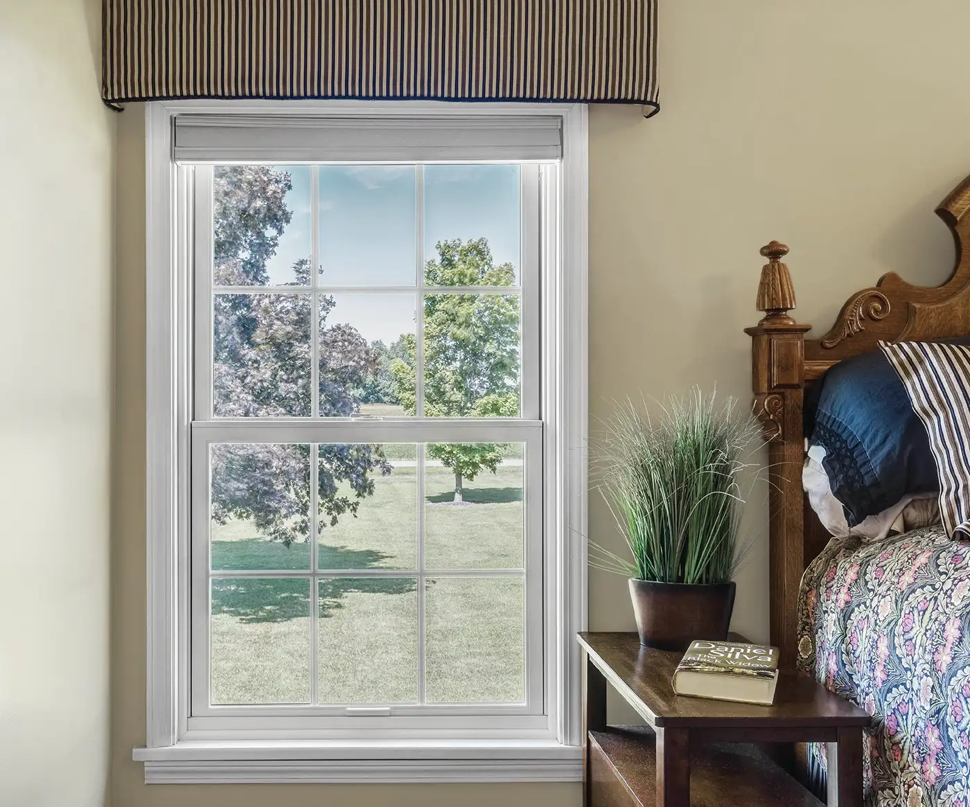 double hung window