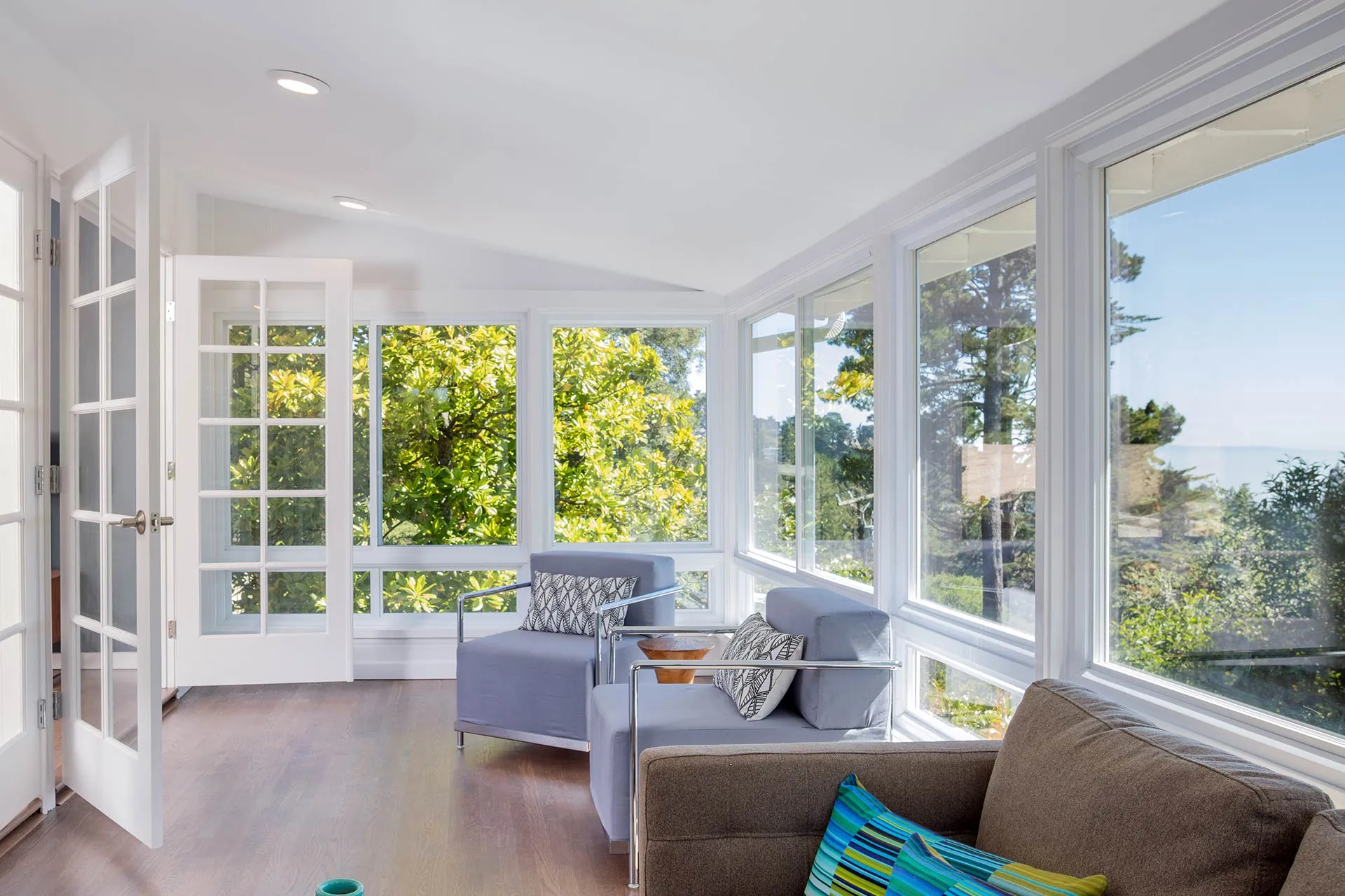 porch with new windows